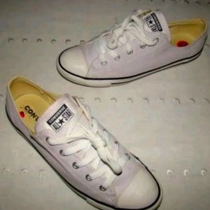 Converse All Star Low Top Lace Up, Sneakers Women Size 10, Lightweight, violet